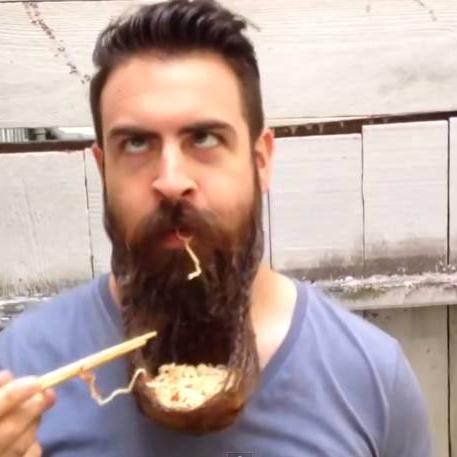 Noodles in my Beard